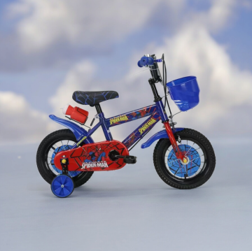 Kids Love  детски велосипед Spiderman 16" цвят син с алуминиеви спирачки 