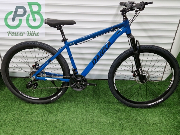 Danka Алуминиев велосипед с дискови спирачки и амортисьори  27.5'' Модел S1 цвят син 