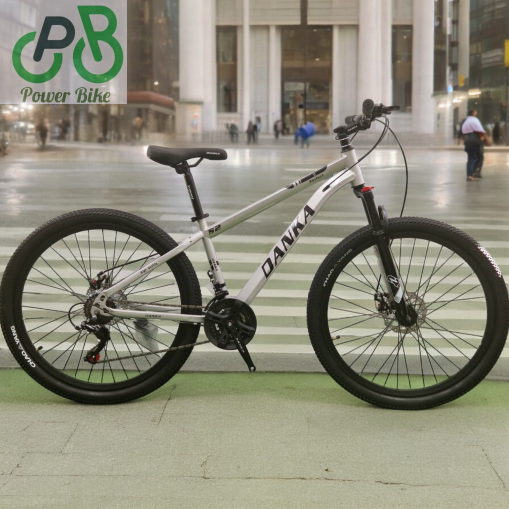 Danka велосипед с дискови спирачки и амортисьори 27.5'' Модел S2 цвят сив