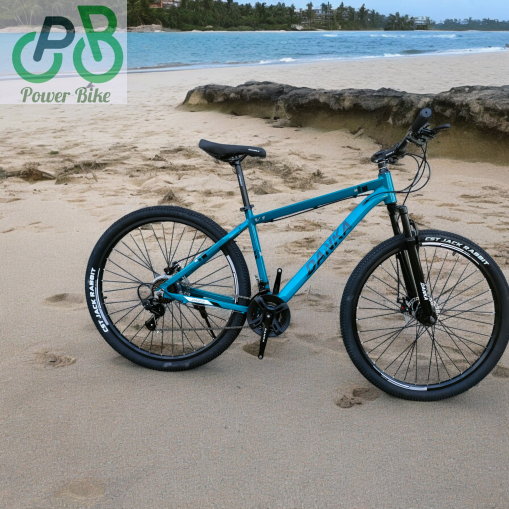 Danka Алуминиев велосипед с дискови спирачки и амортисьори 29'' Модел V1 цвят син