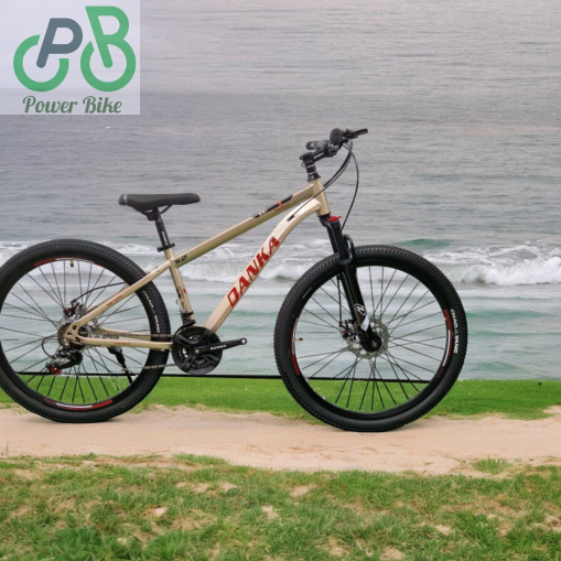 Danka велосипед с дискови спирачки и амортисьори 27.5'' Модел S2 цвят златист