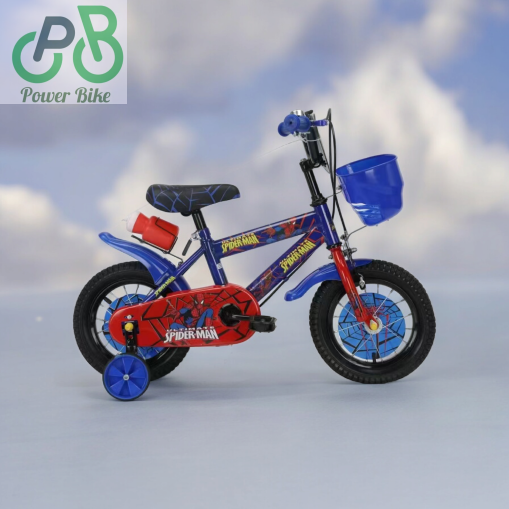 Kids Love  детски велосипед Spiderman 16" цвят син с алуминиеви спирачки 