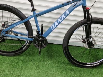 Danka велосипед с дискови спирачки и амортисьори 27.5'' Модел S2 цвят син
