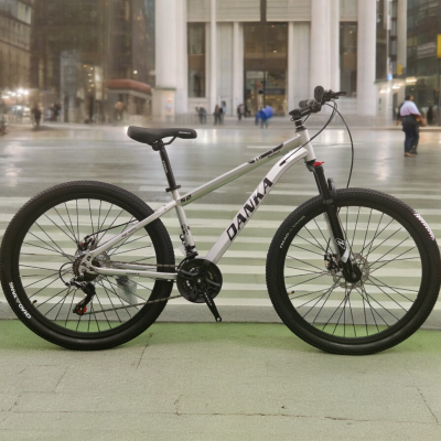 Danka велосипед с дискови спирачки и амортисьори 27.5'' Модел S2 цвят сив